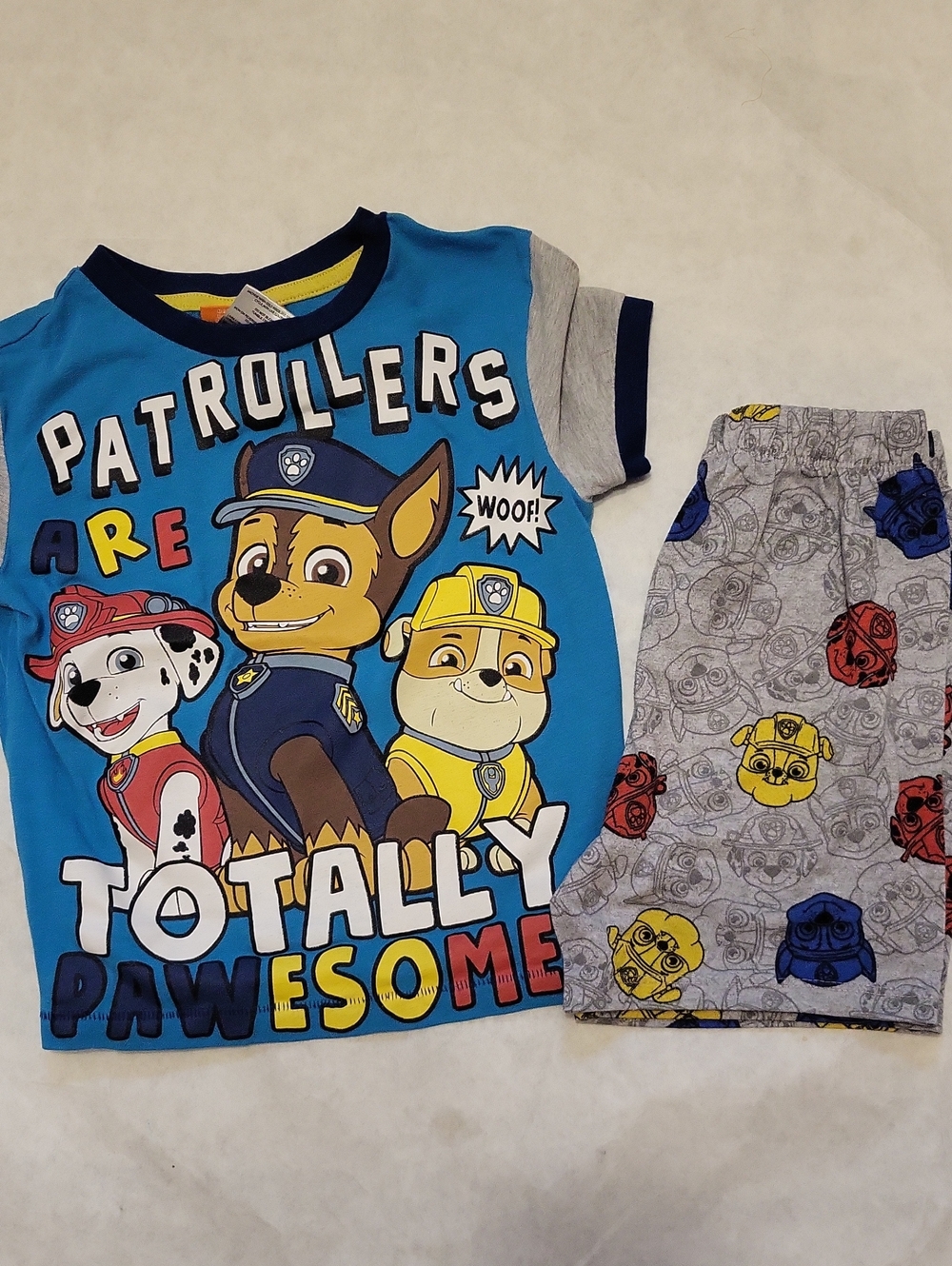 Nickelodeon Paw Patrol blue & grey pajama set